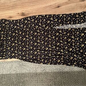 Floral Black Maxi Dress